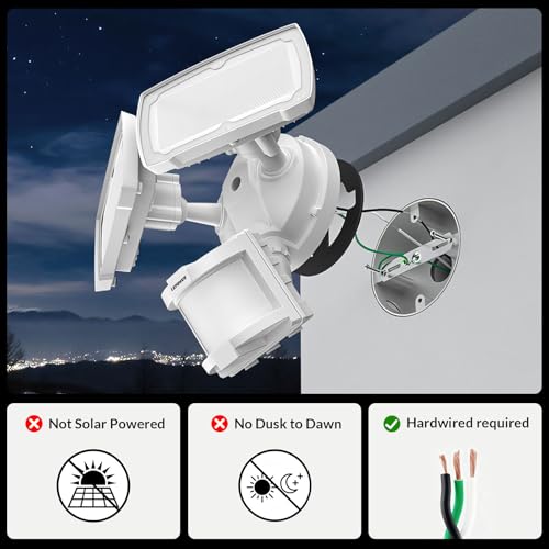 Hardwired LED Security Lights Motion Sensor Outdoor