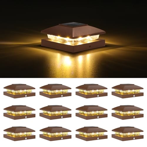 4x4 Solar Post Cap Lights (12 Count)