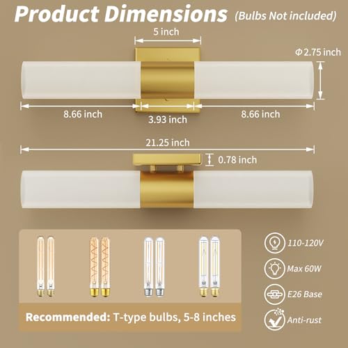 Modern 21" Bathroom Vanity Wall Sconce