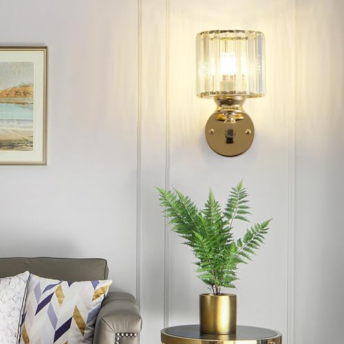Hardwired Crystal Wall Sconces