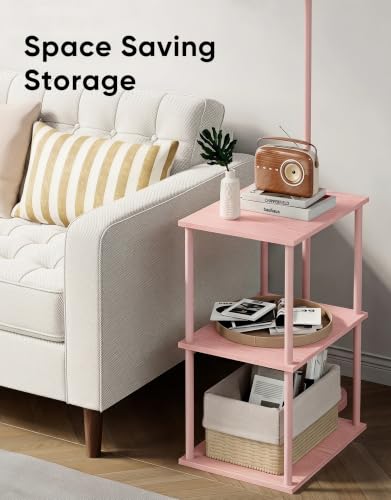 Floor Lamp with Table 2 (Pink)