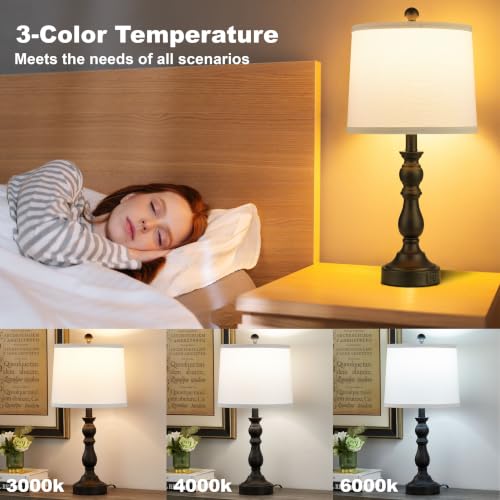 Black Table Lamps Set of 2 (2 Count)