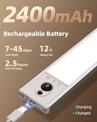 Under Cabinet Lighting with Charging Station (3 Count)