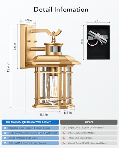 Motion Sensor Porch Light