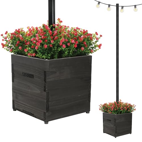 Large Decorative Wooden Planter w