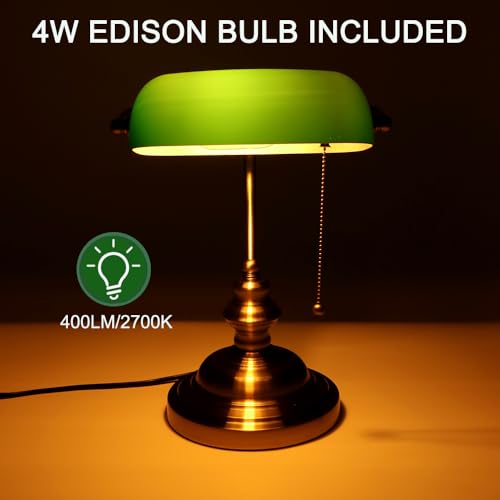 Green Bankers Lamp