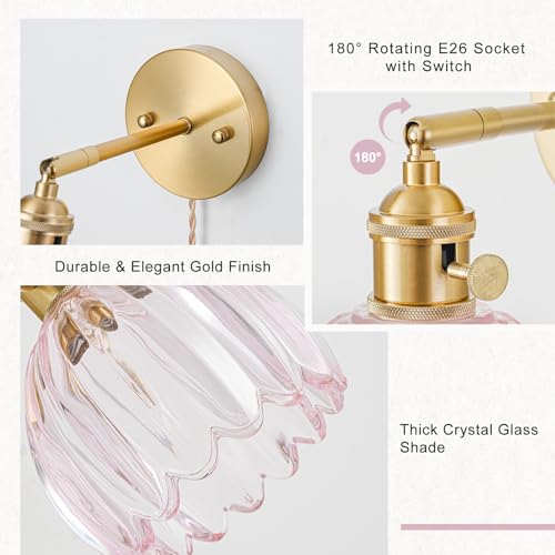 Plug in Wall Sconces Set of 2 (2 Count)