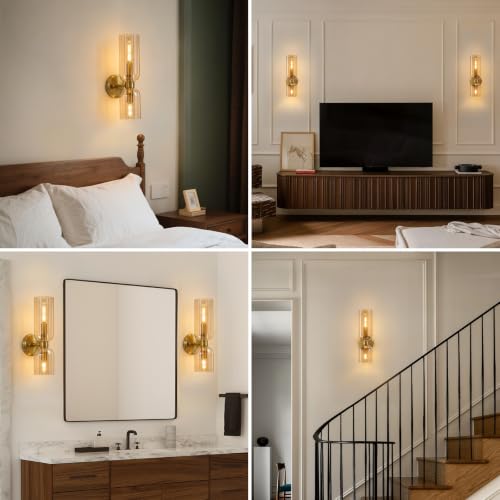 Mid Century Bathroom Wall Sconce (2 Count)