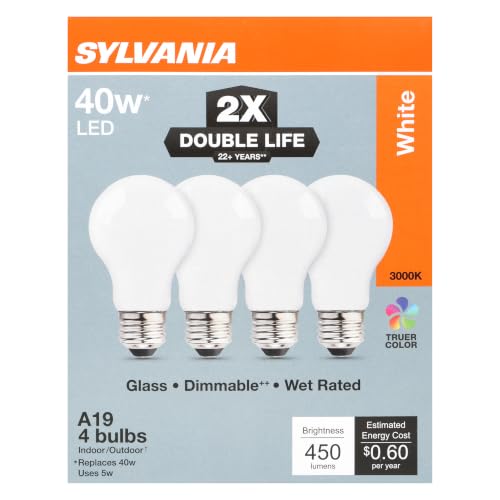 Sylvania Double Life LED Light Bulb (4 Count)