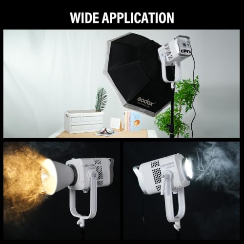Litemons LE600Bi Kit Godox LE600BI Kit with Softbox Light Stand White