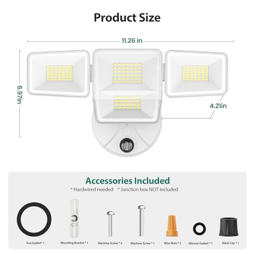 70W Dusk to Dawn Flood Lights Outdoor Lighting