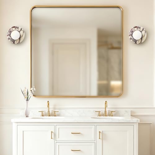 7.9 inch Natural Marble Wall Sconce