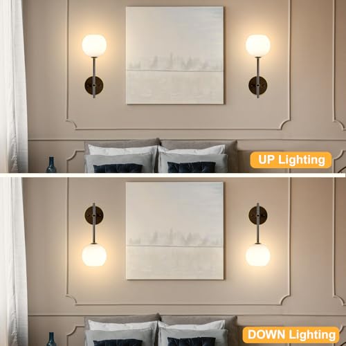Brown Gold Battery Operated Wall Sconces Set of 2 (2 Count)