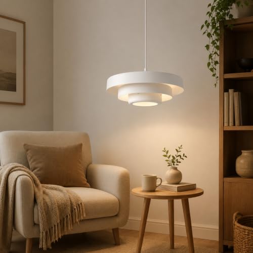White Plug in Pendant Light