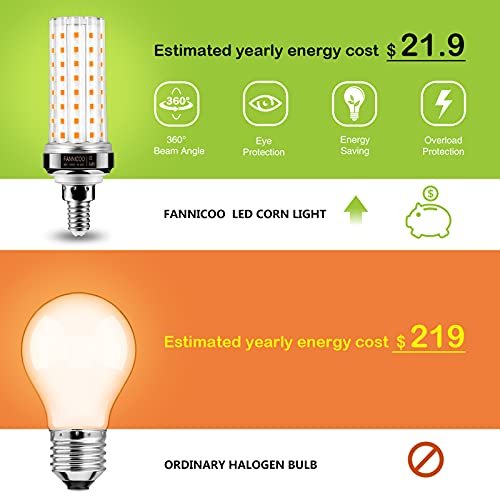 E12 LED Bulbs (4 Count)