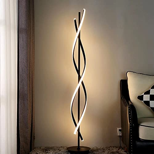 Modern Spiral Floor Lamp for Living Room