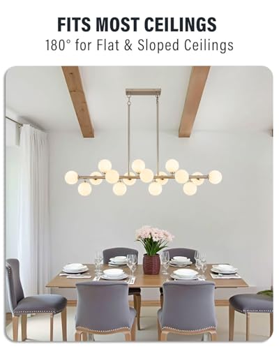 55" Long Chandeliers for Dining Room Kitchen Island