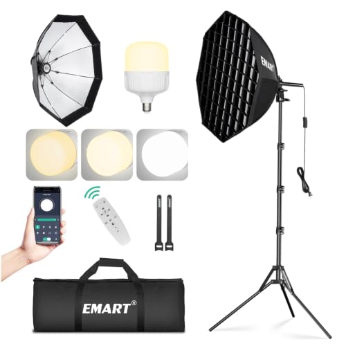 Softbox Lighting Kit with Grid