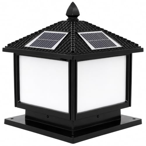 Solar Pier Mount Light