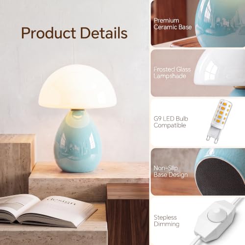 Mushroom Lamp Table Lamp for Bedroom