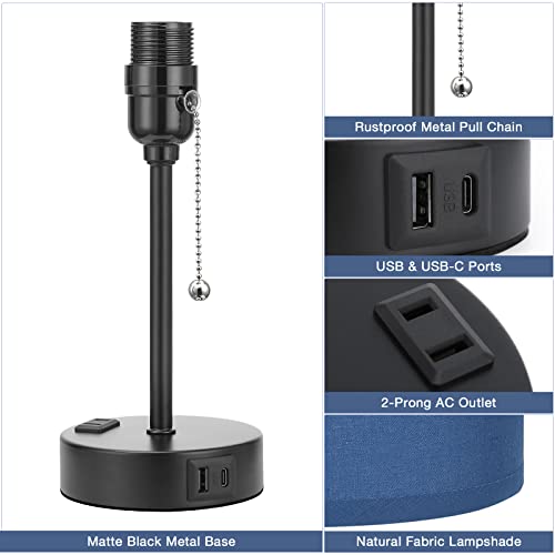 Small Bedside Table Lamp for Bedroom