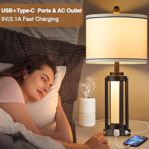 25" Modern Table Lamps Set of 2 (2 Count)