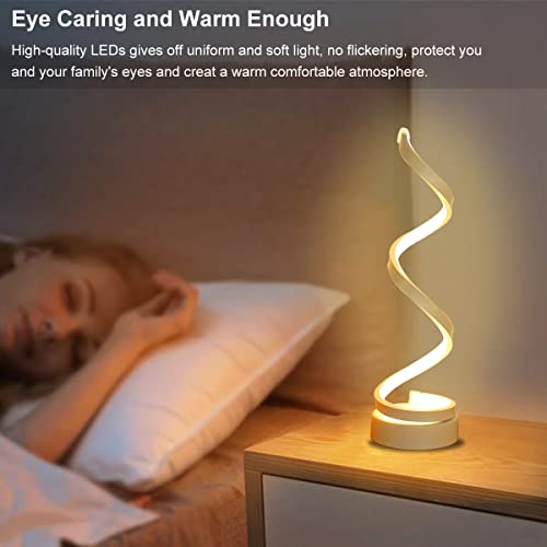 Modern Spiral Table Lamp