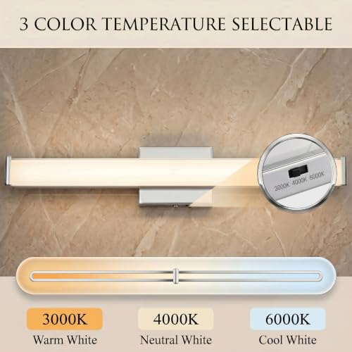 24" Modern LED Bathroom Light Fixtures (24 Count)