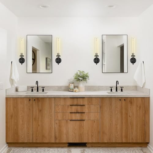 Modern Black Wall Sconces Bathroom Vanity Light Fixtures