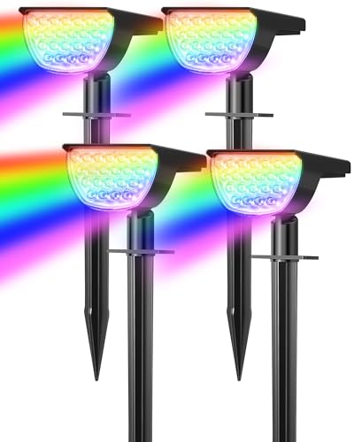 Solar Spot Lights Outdoor (4 Count)