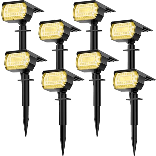 Solar Spot Lights Outdoor (8 Count)