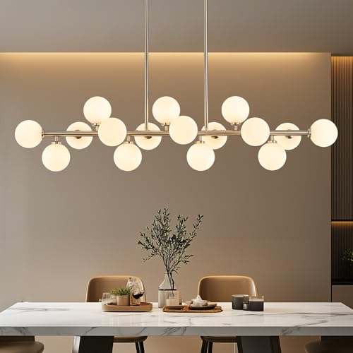 55" Long Chandeliers for Dining Room Kitchen Island