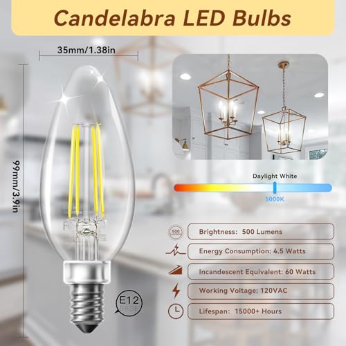 Candelabra LED Bulbs (6 Count)