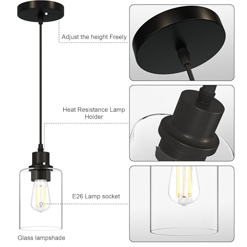 Black Pendant Lights Kitchen Island