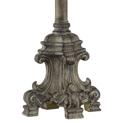 Vichelis 34" Large End Buffet Table Lamps Set of 2 Beige Candlestick (2 Count)