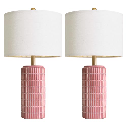 23" Ceramic Table Lamps for Living Room (2 Count)