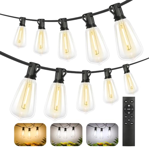 200FT Outdoor String Lights with Remote