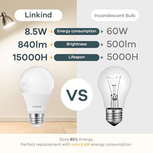 A19 LED Light Bulbs (6 Count)