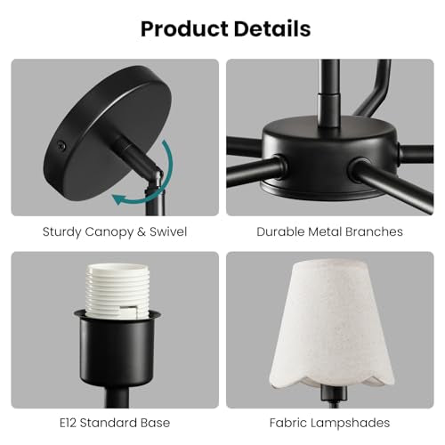 Black Chandelier for Dining Room
