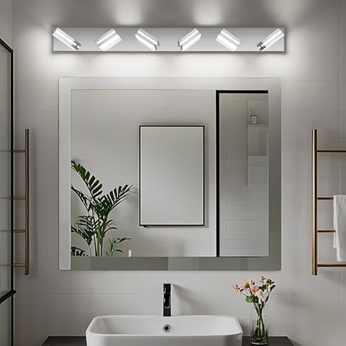 Modern LED Stainless Steel Chrome Acrylic Bathroom Lights Fixtures 6