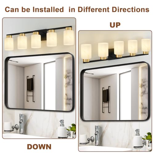 5 Light Bathroom Light Fixtures