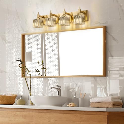 Gold Bathroom Light Fixtures