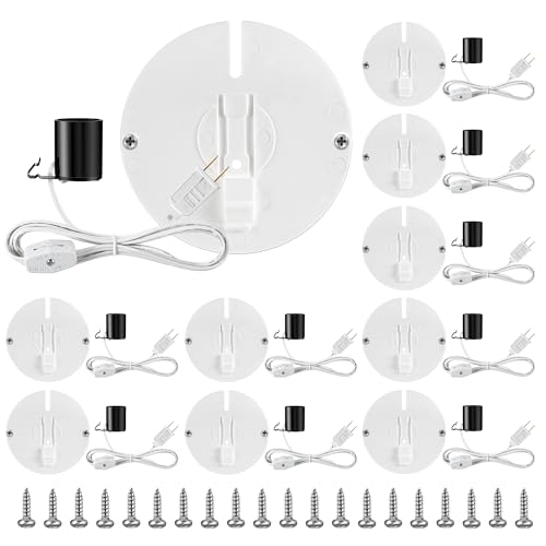 10 Set Blow Mold Light Kit E26 E27 Socket (10 Count)