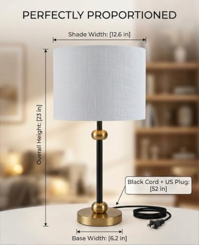 Touch Table Lamps for Night Stands (2 Count)