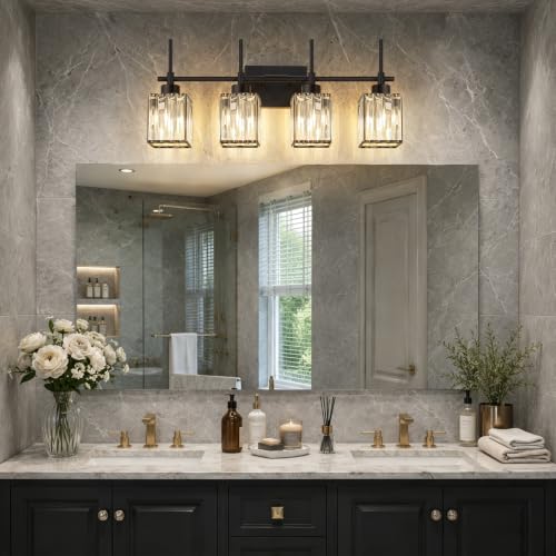 Modern Crystal Bathroom Vanity Light 4