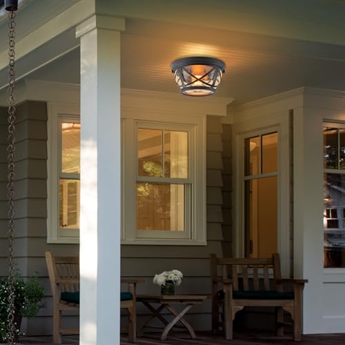 Oil rubbed Bronze Flush Mount Ceiling Light Fixtures