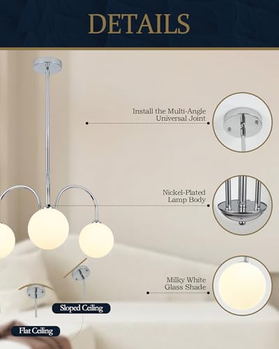 Nickel Sputnik Chandelier
