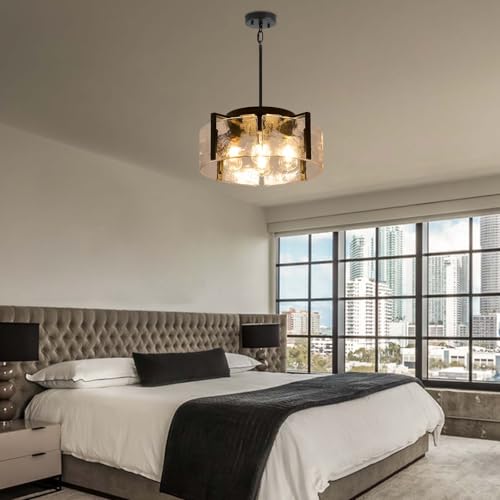 Black Chandelier for Dining Room Light Fixture