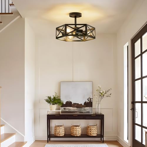 Semi Flush Mount Ceiling Light for Hallway Light Fixture