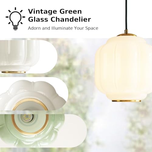 Vintage Milk Glass Pendant Lights Kitchen